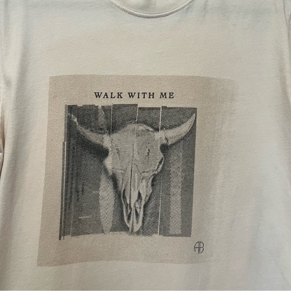 ANINE BING Lili Walk With Me Tee- size medium - Picture 4 of 6